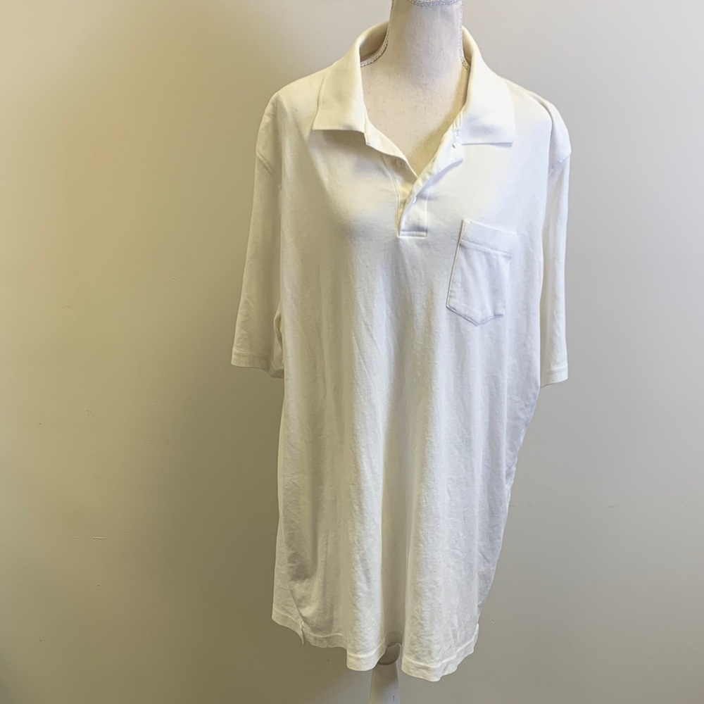 Croft & Barrow White Polo Shirt